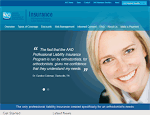 Tablet Screenshot of aaoic.com